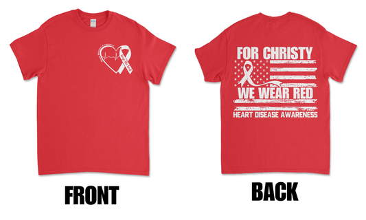 For Christy We Wear Red Shirts